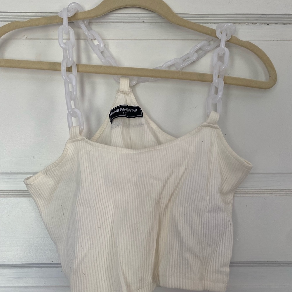 MANIÈRE DE VOIR top with chains